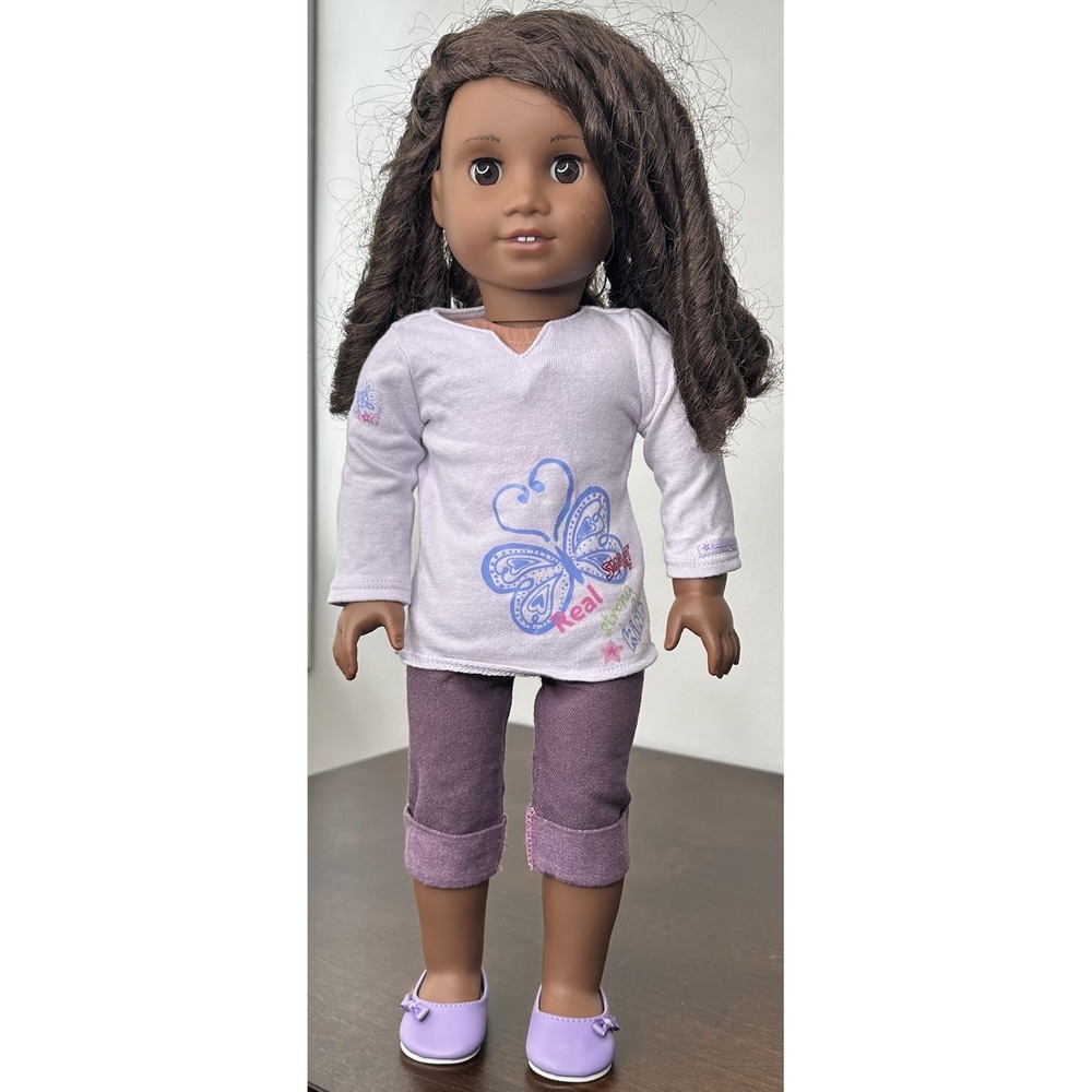 Truly Me 46 JLY Doll American Girl Sonali Mold Curly Hair Retired Real Me Outfit